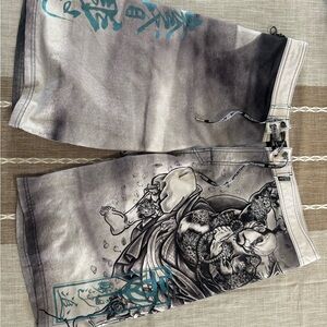 Affliction Men's Swim trunks Board Shorts